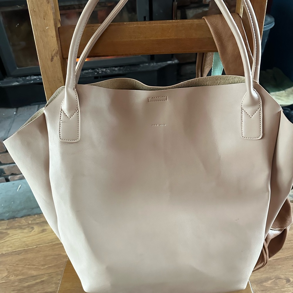 Pixie Mood Vegan Women's Cream Tote Bag